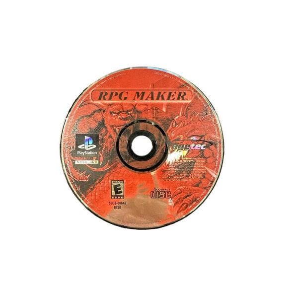 RPG Maker (Sony PlayStation 1, 2000) CIB, Tested, Working - Picture 4 of 7